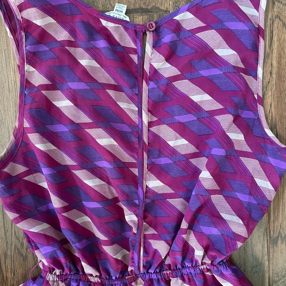 Purple high-low dress - Picture 3 of 4